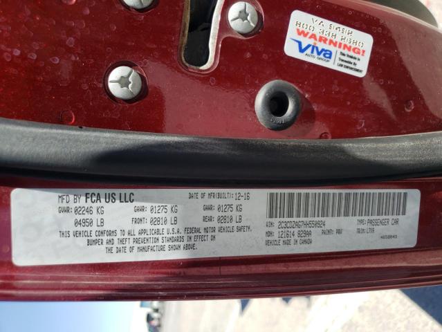 Photo 10 from auction – 2017 DODGE CHALLENGER with VIN 2C3CDZAG7HH550924