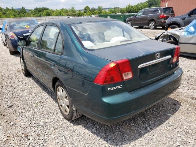 Photo 3 from auction – 2001 HONDA CIVIC EX with VIN 2HGES26711H525549