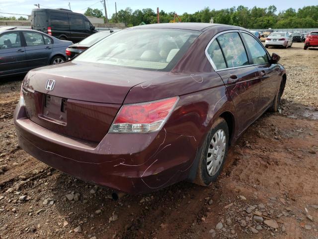 Photo 4 from auction – 2010 HONDA ACCORD LX with VIN 1HGCP2F35AA090748
