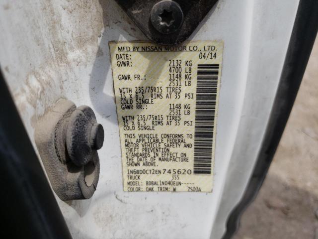 Photo 10 from auction – 2014 NISSAN FRONTIER S with VIN 1N6BD0CT2EN745620