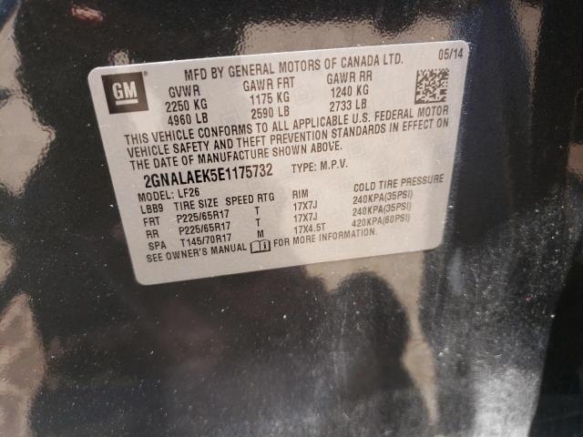 Photo 10 from auction – 2014 CHEVROLET EQUINOX LS with VIN 2GNALAEK5E1175732