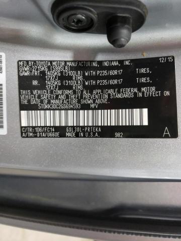 Photo 10 from auction – 2016 TOYOTA SIENNA LE with VIN 5TDKK3DC2GS694593