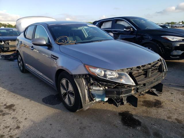 KIA OPTIMA HYB 2012 with VIN KNAGM4AD3C5014023 - Photo from auction