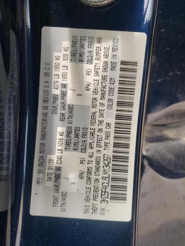Photo 10 from auction – 2020 MAZDA 3 SELECT with VIN 3MZBPACL6LM134297