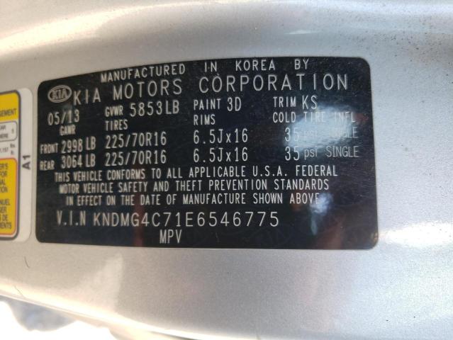 Photo 10 from auction – 2014 KIA SEDONA LX with VIN KNDMG4C71E6546775