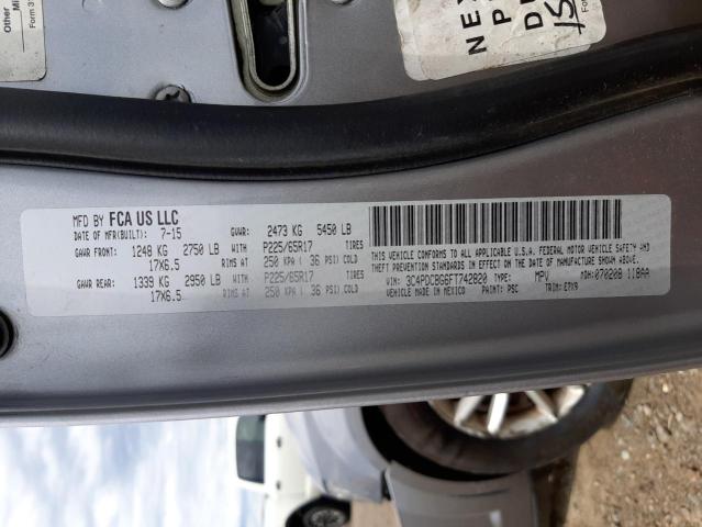 Photo 10 from auction – 2015 DODGE JOURNEY SX with VIN 3C4PDCBG6FT742820