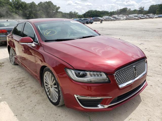LINCOLN MKZ RESERV 2017 with VIN 3LN6L5E90HR618352 - Photo from auction