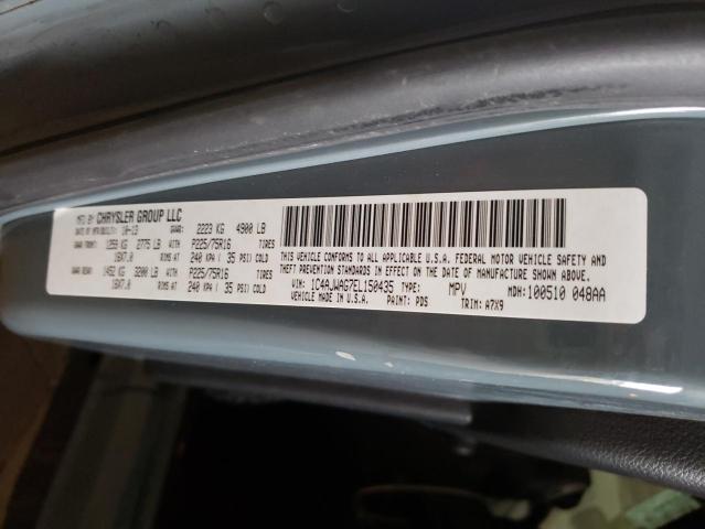 Photo 10 from auction – 2014 JEEP WRANGLER S with VIN 1C4AJWAG7EL150435
