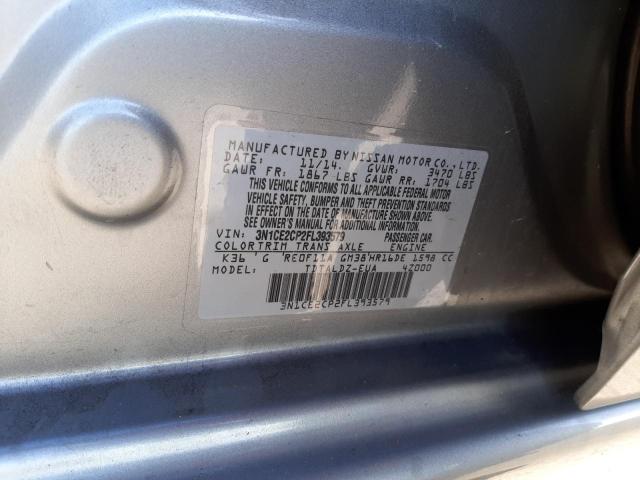 Photo 10 from auction – 2015 NISSAN VERSA NOTE with VIN 3N1CE2CP2FL393579