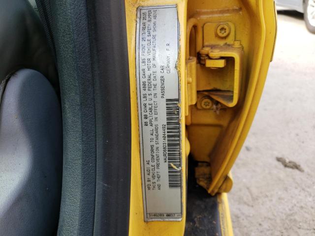 Photo 10 from auction – 2001 AUDI S4 2.7 QUA with VIN WAURD68D31A044492