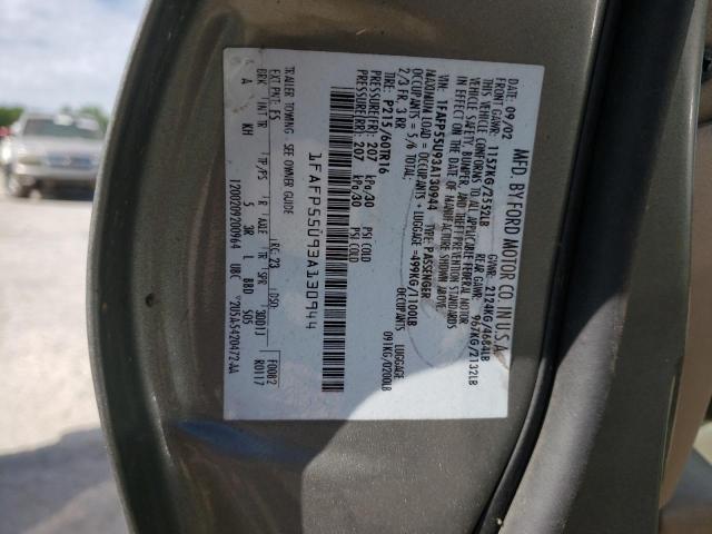 Photo 10 from auction – 2003 FORD TAURUS SES with VIN 1FAFP55U93A130944