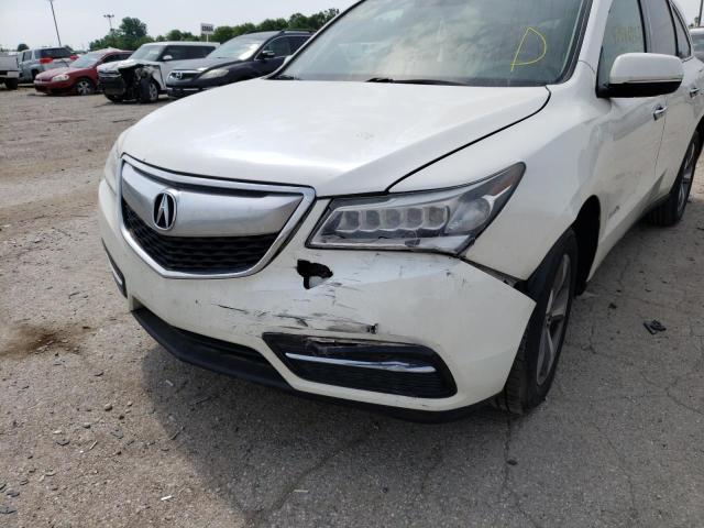Photo 9 from auction – 2014 ACURA MDX with VIN 5FRYD4H24EB018352
