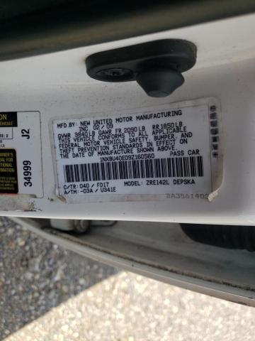 Photo 10 from auction – 2009 TOYOTA COROLLA with VIN 1NXBU40E09Z160560