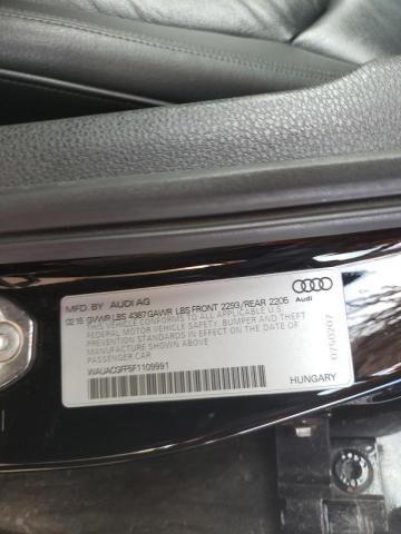 Photo 10 from auction – 2015 AUDI A3 PREMIUM with VIN WAUACGFF5F1109991