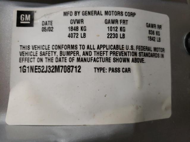 Photo 10 from auction – 2002 CHEVROLET MALIBU LS with VIN 1G1NE52J32M708712