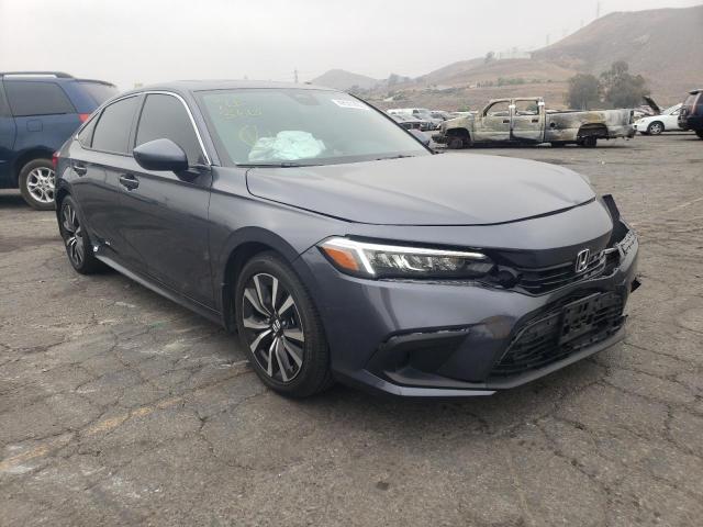HONDA CIVIC EX 2022 with VIN JHMFE1F71NX006733 - Photo from auction
