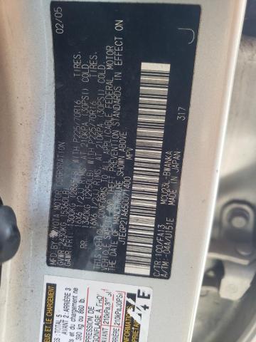 Photo 10 from auction – 2005 TOYOTA HIGHLANDER with VIN JTEGP21A650071400
