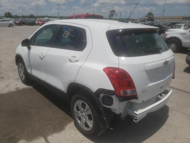 Photo 3 from auction – 2017 CHEVROLET TRAX LS with VIN KL7CJKSB7HB224044
