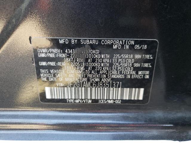 Photo 10 from auction – 2018 SUBARU CROSSTREK with VIN JF2GTAMC6J8351371