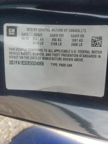 Photo 10 from auction – 2014 CHEVROLET CAMARO LS with VIN 2G1FA1E32E9324069