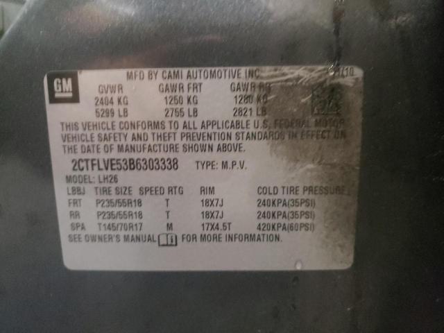 Photo 10 from auction – 2011 GMC TERRAIN SL with VIN 2CTFLVE53B6303338