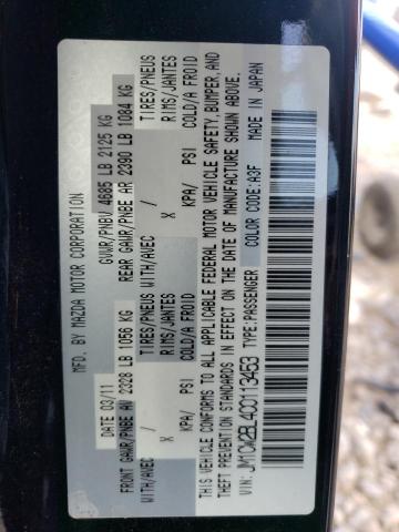 Photo 10 from auction – 2012 MAZDA 5 with VIN JM1CW2BL4C0113453