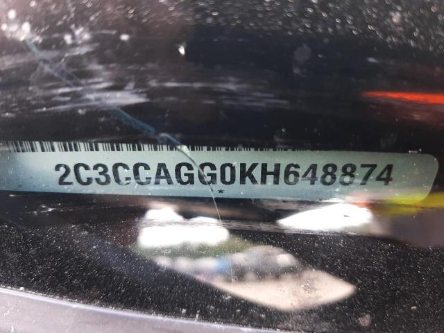Photo 10 from auction – 2019 CHRYSLER 300 S with VIN 2C3CCAGG0KH648874