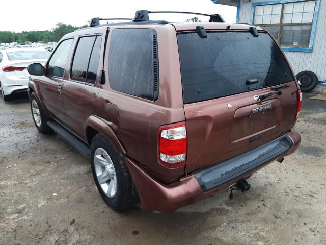 Photo 3 from auction – 2003 NISSAN PATHFINDER with VIN JN8DR09X93W705280