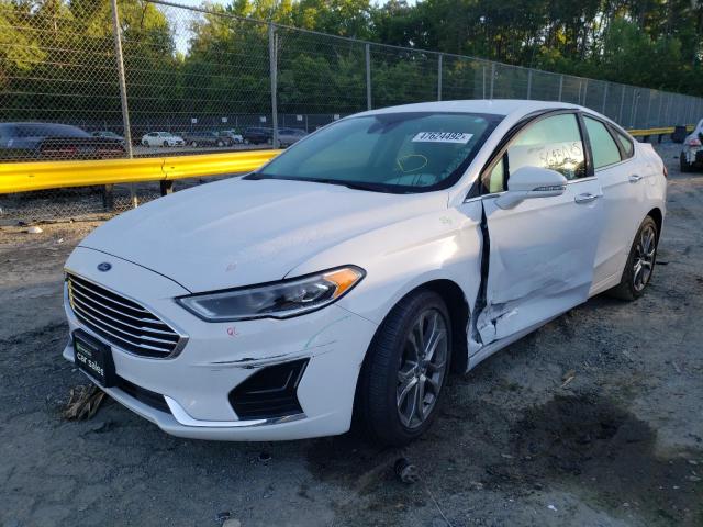 Photo 2 from auction – 2020 FORD FUSION SEL with VIN 3FA6P0CD1LR116287