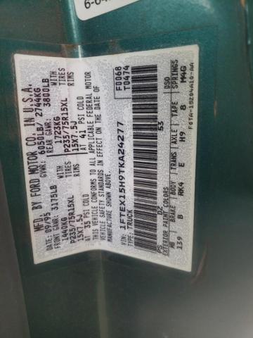 Photo 10 from auction – 1996 FORD F150 with VIN 1FTEX15H9TKA24277