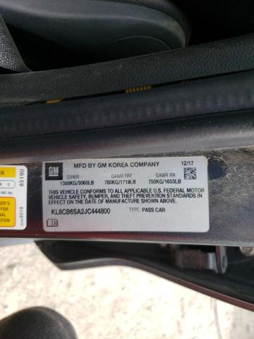 Photo 10 from auction – 2018 CHEVROLET SPARK LS with VIN KL8CB6SA2JC444800