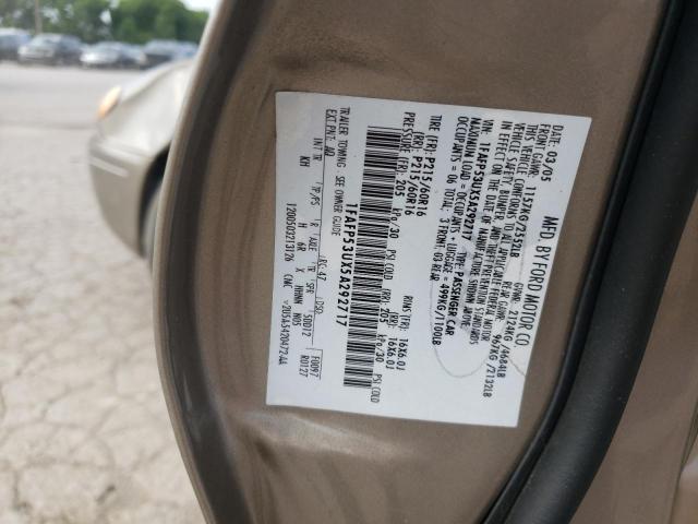 Photo 10 from auction – 2005 FORD TAURUS SE with VIN 1FAFP53UX5A292717
