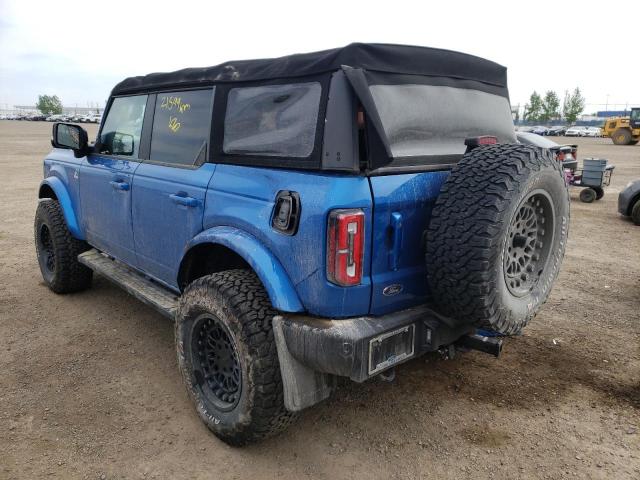 Photo 3 from auction – 2021 FORD BRONCO BAS with VIN 1FMDE5BH8MLA81848