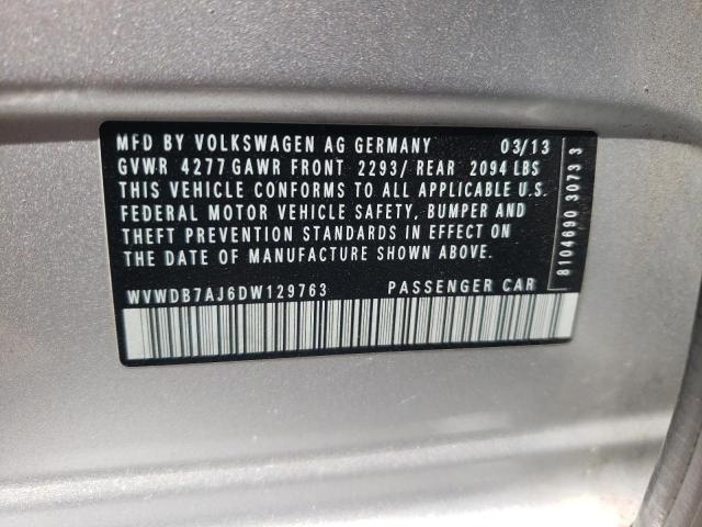 Photo 10 from auction – 2013 VOLKSWAGEN GOLF with VIN WVWDB7AJ6DW129763