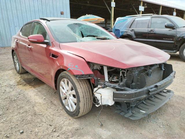 KIA OPTIMA EX 2014 with VIN 5XXGN4A7XEG340698 - Photo from auction