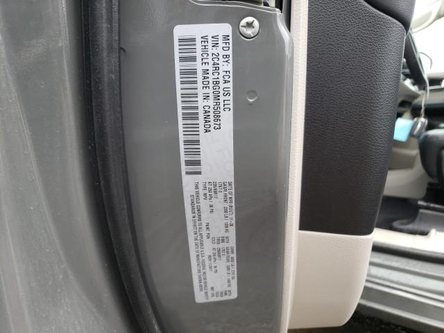Photo 10 from auction – 2021 CHRYSLER PACIFICA T with VIN 2C4RC1BG0MR508673