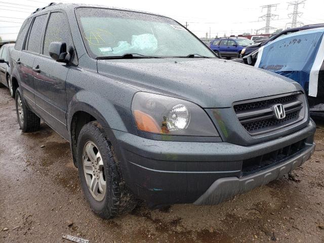 HONDA PILOT EXL 2004 with VIN 2HKYF18524H521950 - Photo from auction