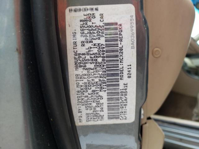 Photo 10 from auction – 2000 TOYOTA AVALON XL with VIN 4T1BF28B3YU004097