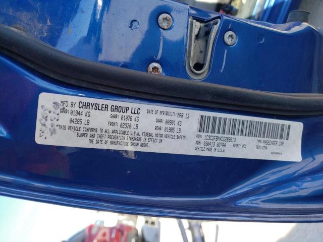 Photo 10 from auction – 2013 DODGE DART SXT with VIN 1C3CDFBAXDD289613