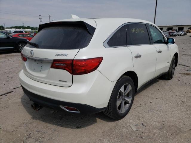 Photo 4 from auction – 2014 ACURA MDX with VIN 5FRYD4H24EB018352
