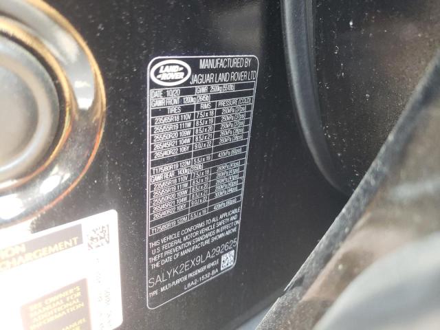 Photo 10 from auction – 2020 LAND ROVER RANGE ROVE with VIN SALYK2EX9LA292625