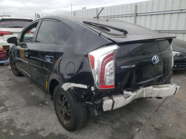 Photo 3 from auction – 2014 TOYOTA PRIUS with VIN JTDKN3DU7E0387677