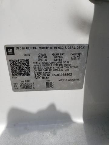 Photo 10 from auction – 2018 CHEVROLET SILVERADO with VIN 3GCUKREC5JG365502