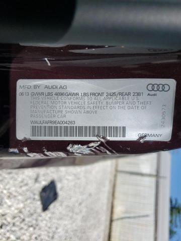 Photo 10 from auction – 2014 AUDI A5 PREMIUM with VIN WAULFAFR9EA004263