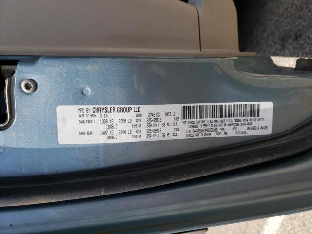 Photo 10 from auction – 2010 CHRYSLER TOWN & COU with VIN 2A4RR8DX3AR358309