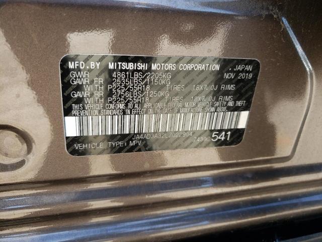 Photo 10 from auction – 2020 MITSUBISHI OUTLANDER with VIN JA4AD3A32LZ022904