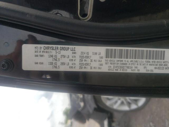 Photo 10 from auction – 2013 DODGE JOURNEY SX with VIN 3C4PDCBG8DT708164