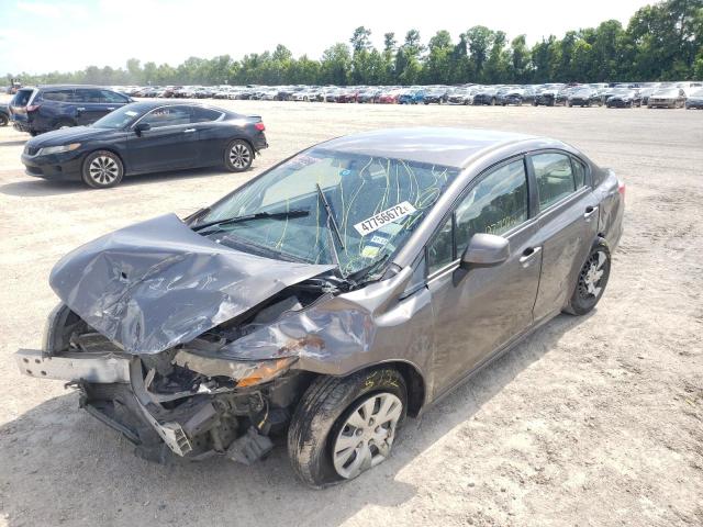 Photo 2 from auction – 2012 HONDA CIVIC LX with VIN 19XFB2F51CE085137