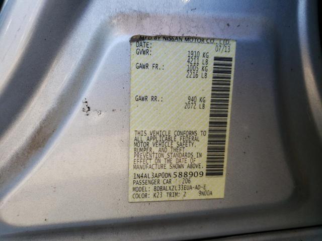 Photo 10 from auction – 2013 NISSAN ALTIMA 2.5 with VIN 1N4AL3AP0DN588909