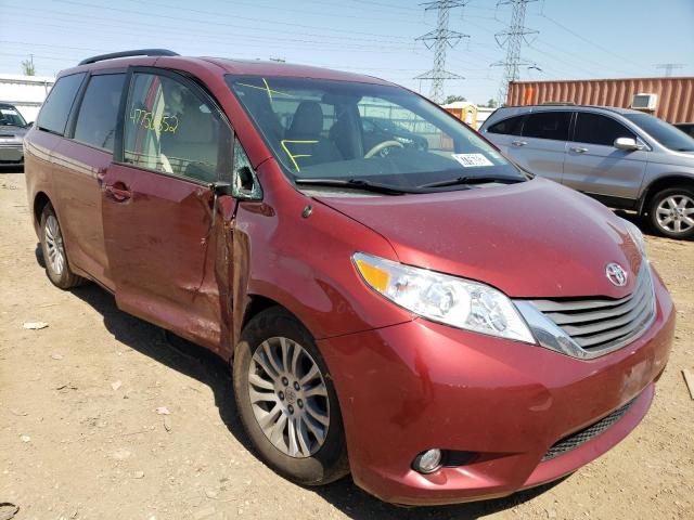TOYOTA SIENNA XLE 2014 with VIN 5TDYK3DC5ES525028 - Photo from auction